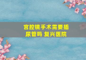 宫腔镜手术需要插尿管吗 复兴医院